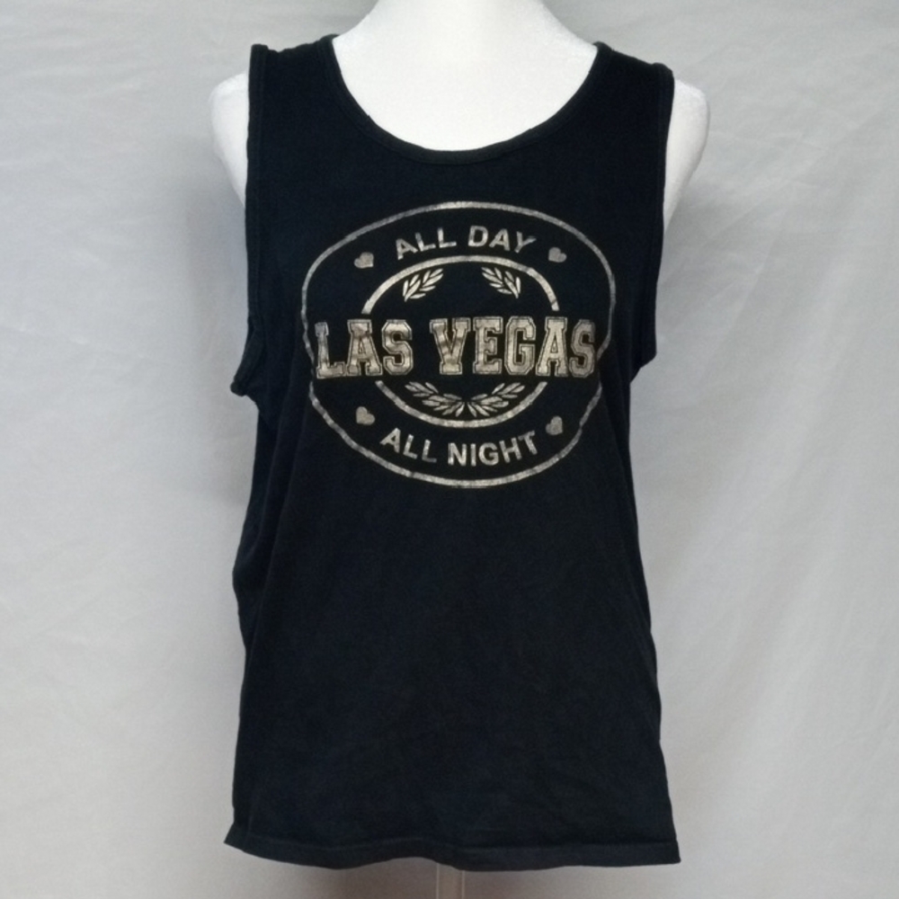 Black Loungewear Tank Top All Day All Night